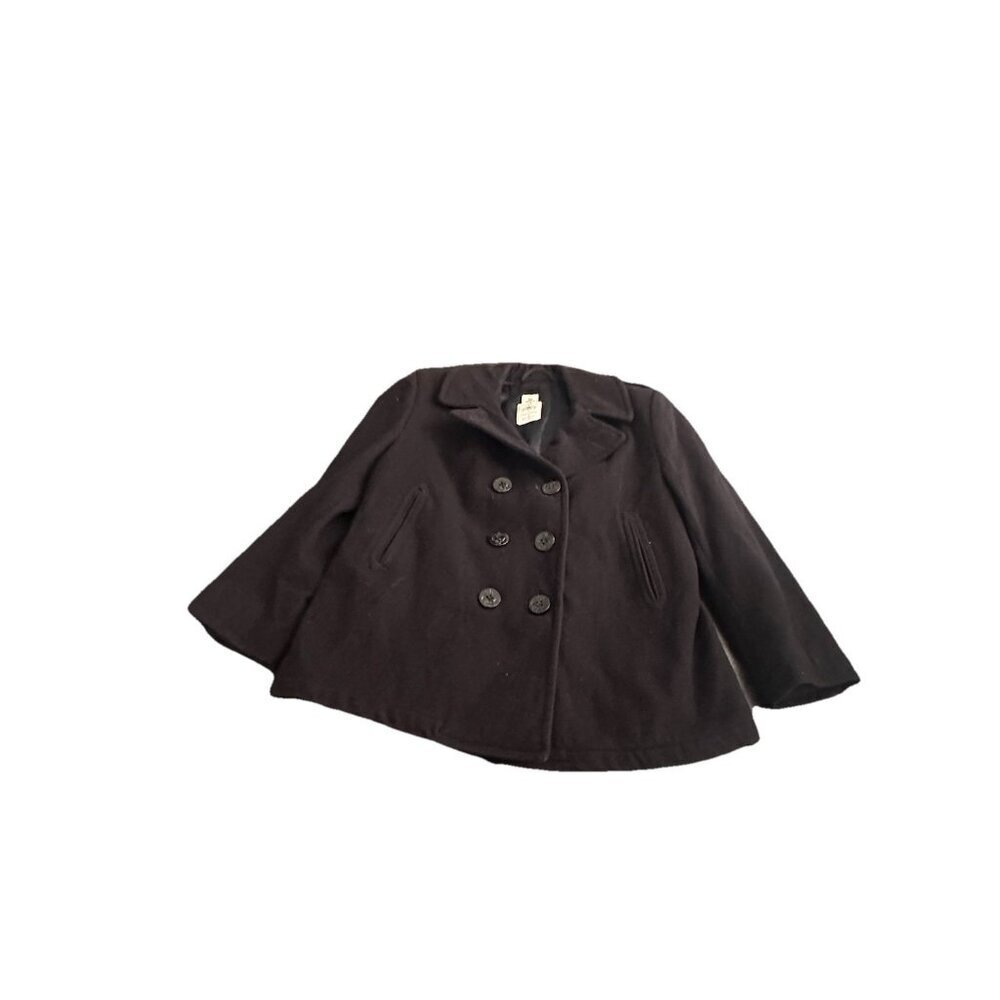 DSCP Quarterdeck Peacoat Woman's 18s Wool US Military Navy Issued Heavy Overcoat